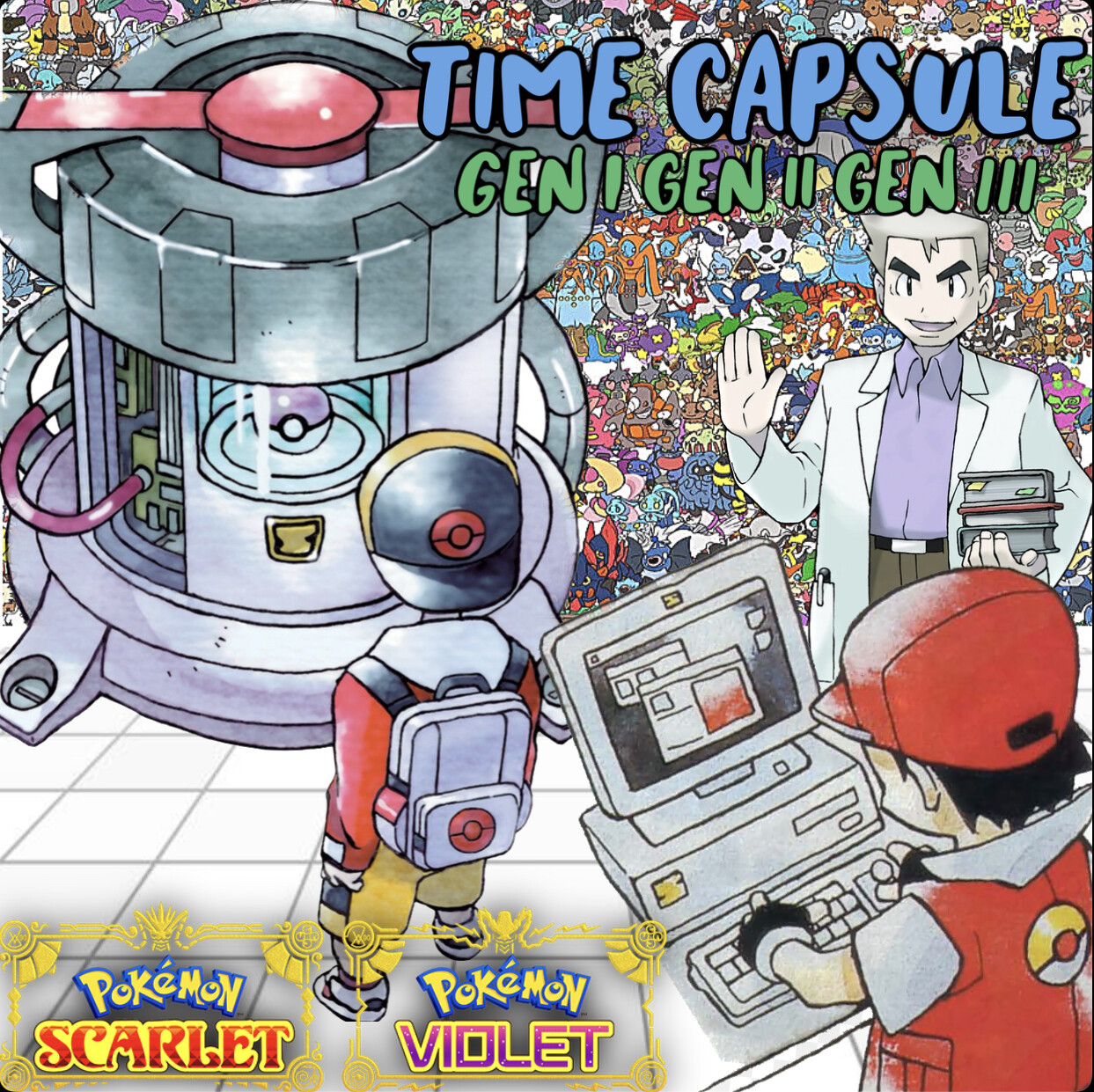 Pokémon Scarlet and Violet ⭐️ Time Capsule ⭐️ Gen 1, 2, & 3🌟Shiny🌟 & Non Shiny