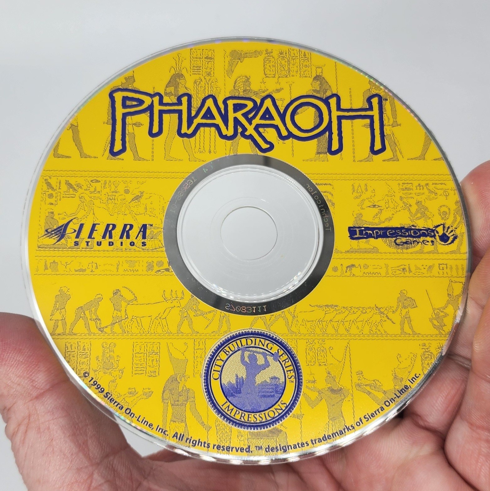 Pharaoh (PC, 1999) BIG BOX Vintage PC Game w/ Manual, Box, Map & CD – Sierra