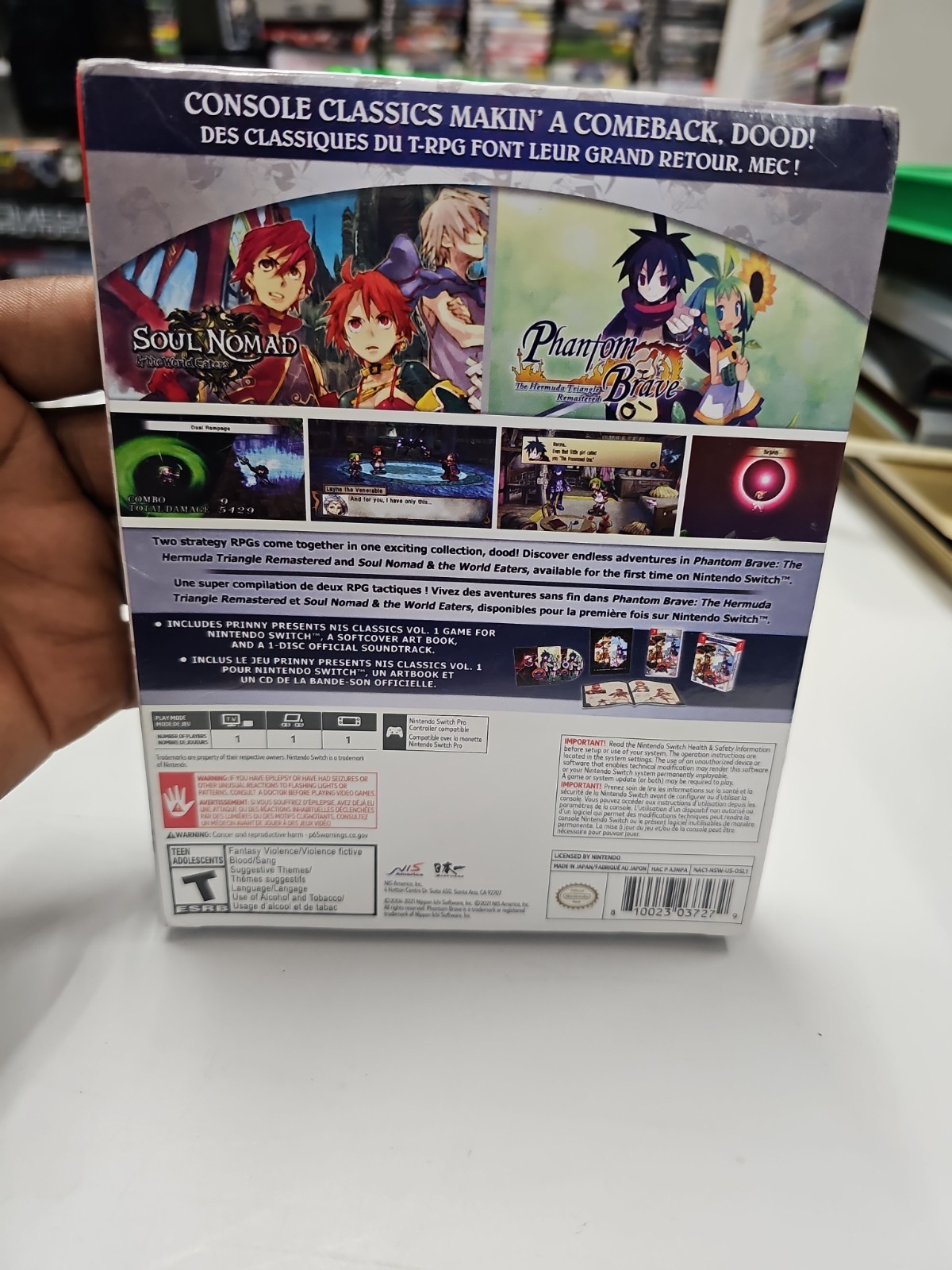 Prinny Presents NIS Classics Volume 1 Deluxe Edition Nintendo Switch New Sealed