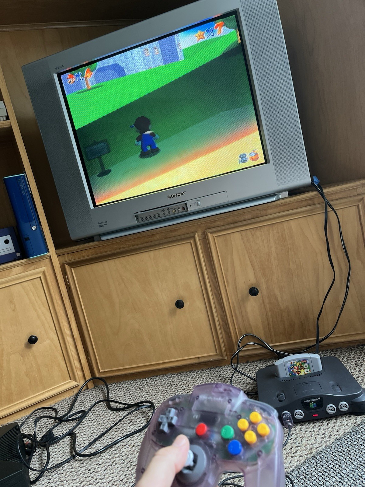 Nintendo 64 N64 Console System Bundle with Oem Controller Cables Tested NUS 001