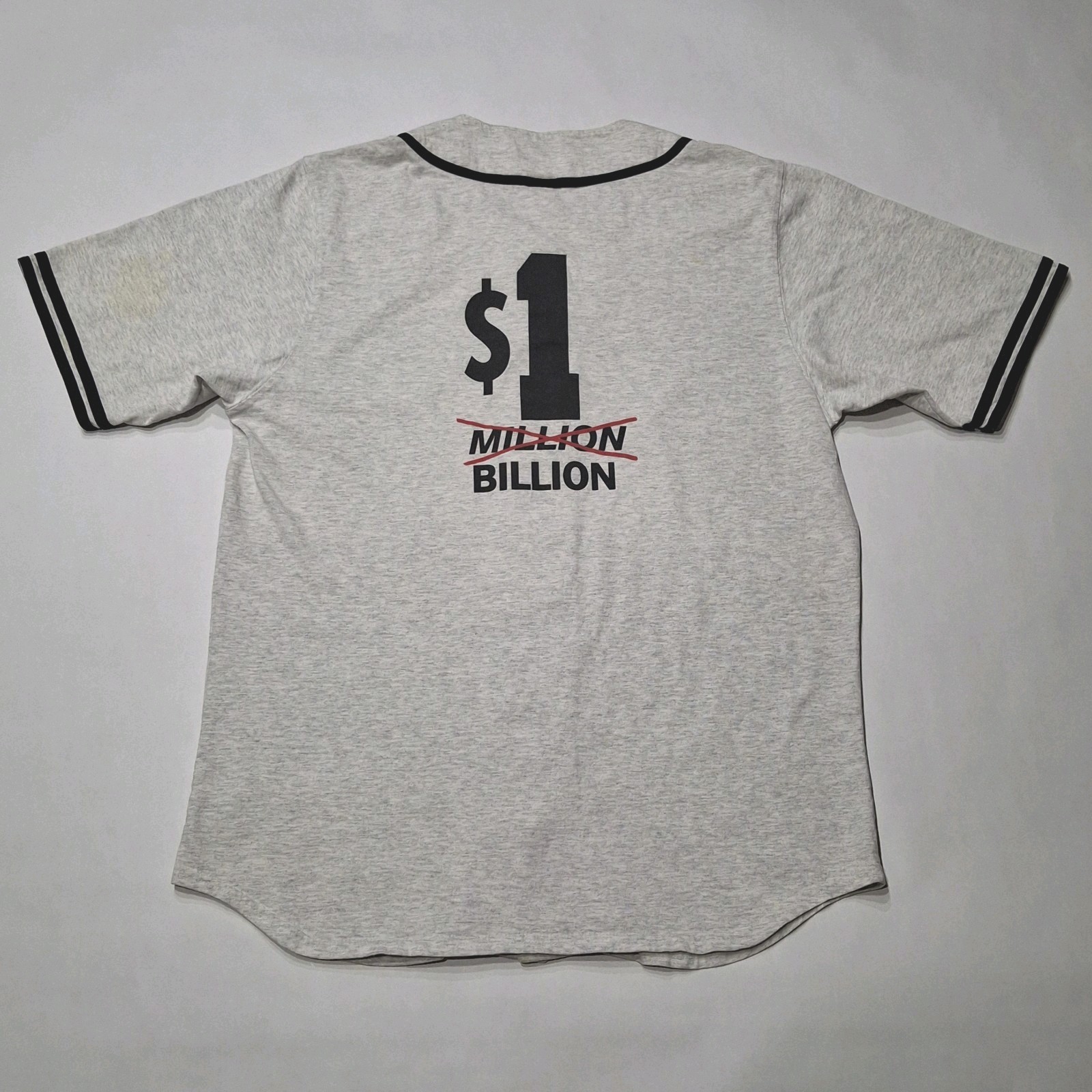 PlayStation Employee Jersey – 1 Billion Sales Milestone in 1998 Grey XL – Rare!