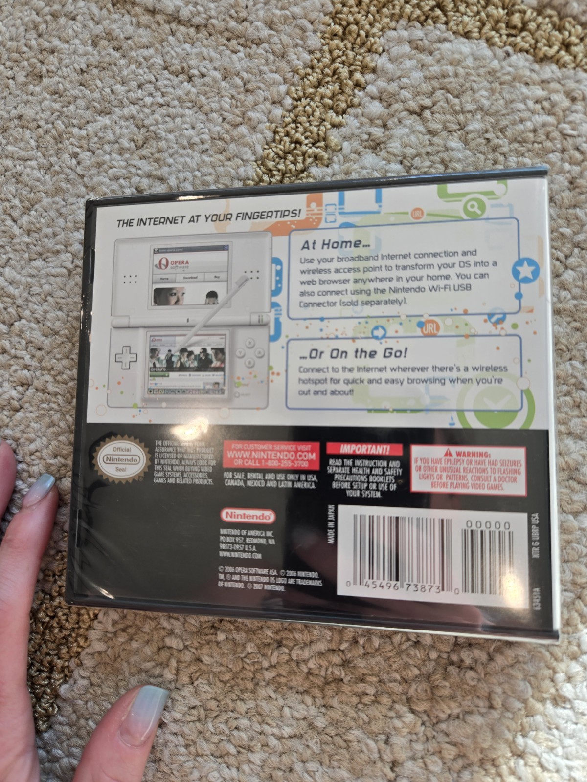 Nintendo DS Browser Opera DS Lite Version Factory Sealed – Original Shrink Wrap