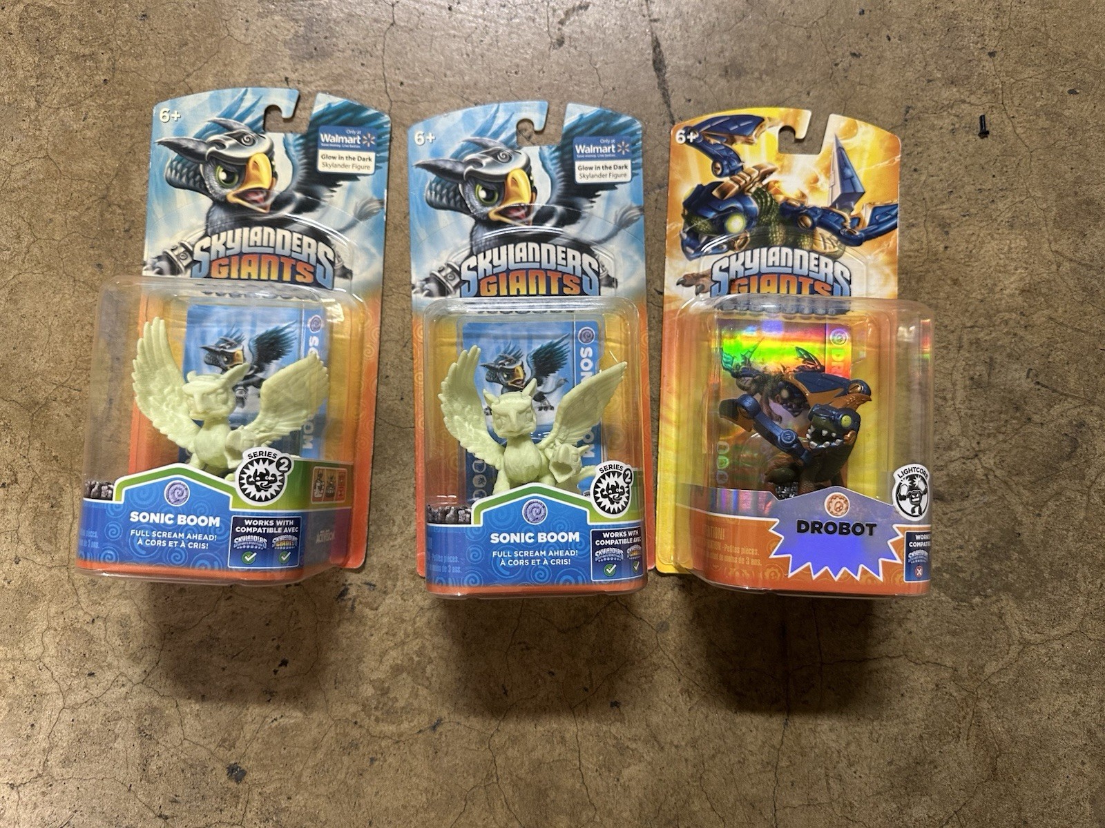 Skylanders Giants Sonic Boom Glow in the Dark Lot Drobot Sealed