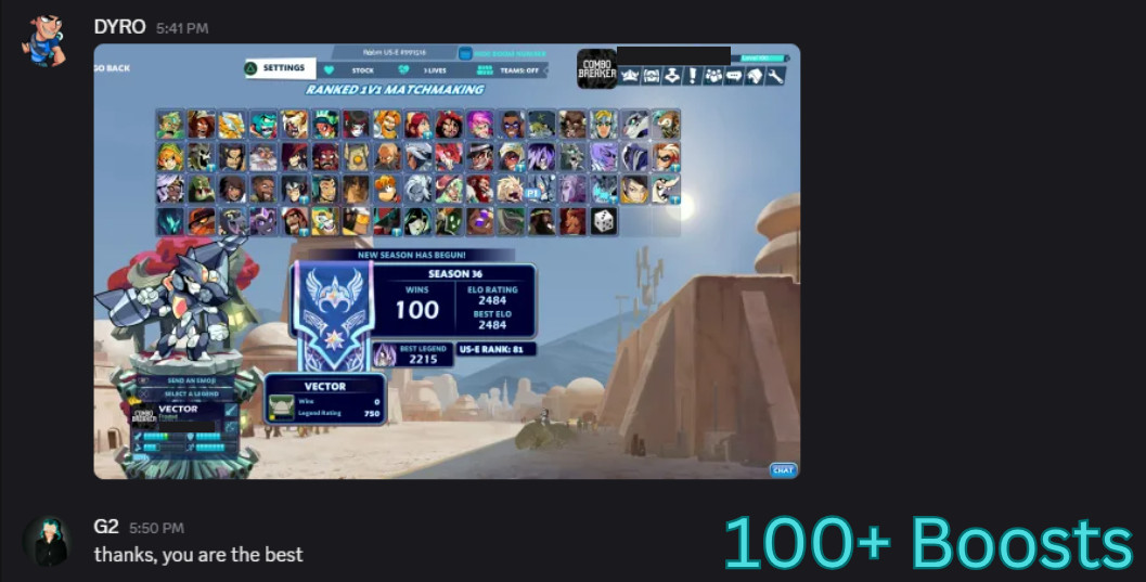 Brawlhalla ELO Boost – Fast/Cheap (ALL REGIONS/ALL PLATFORMS)