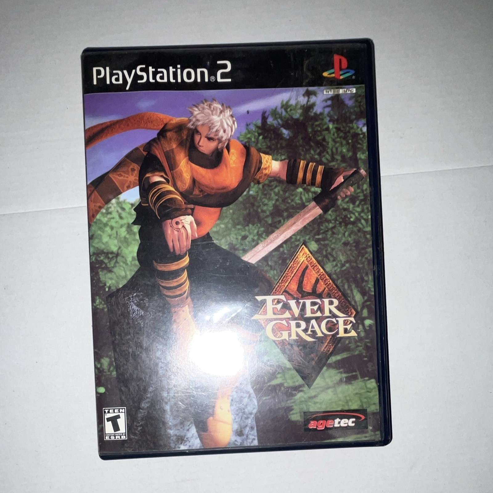 Sony PlayStation 2 Evergrace Original DVD Keep Case w/ Cover Art Insert NO GAME