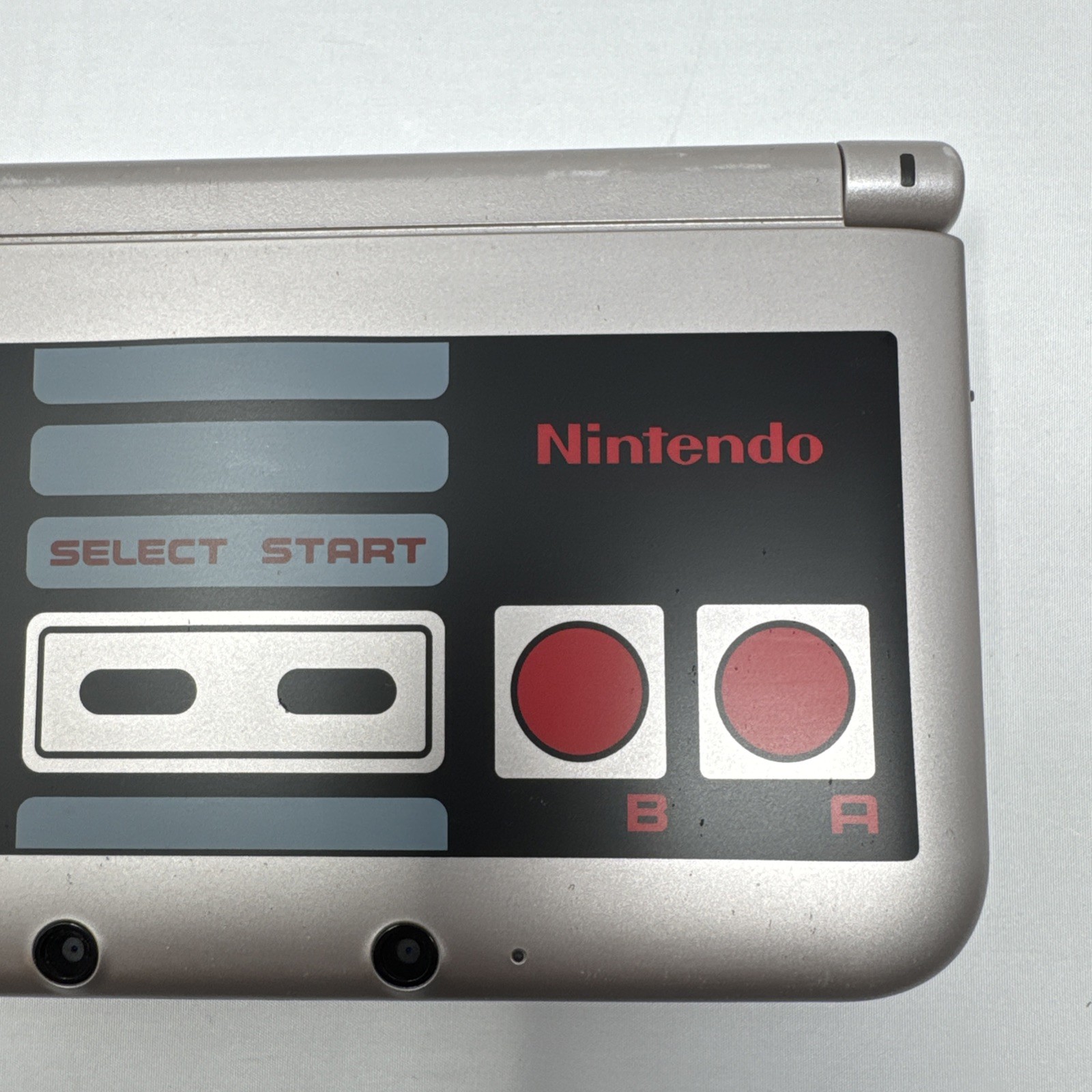 Nintendo 3DS XL NES Edition Handheld Console w/ Stylus + OEM Charger – Tested