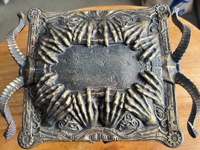 God of War Pandora’s Box (empty) Hidden Panel Inside overall 10x8x6