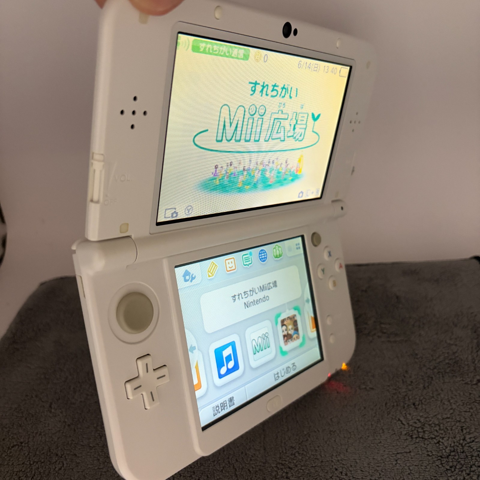 【Excellent5】Nintendo NEW 3DS LL XL Pearl White System Used Game Console From JP