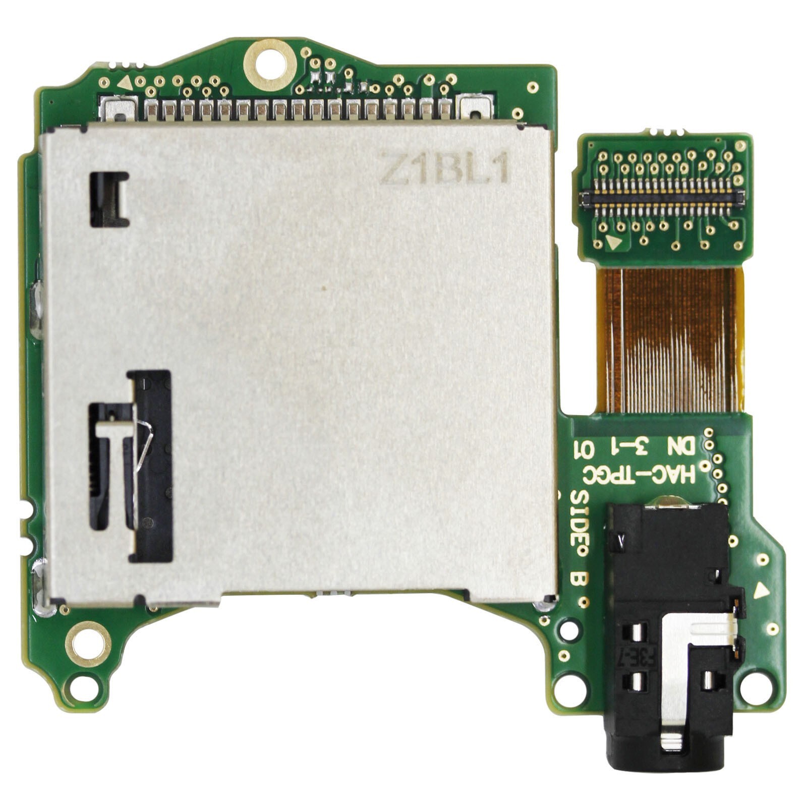 Game Card Slot Reader with Headphone Jack Flex Cable Repair For Nintendo Switch