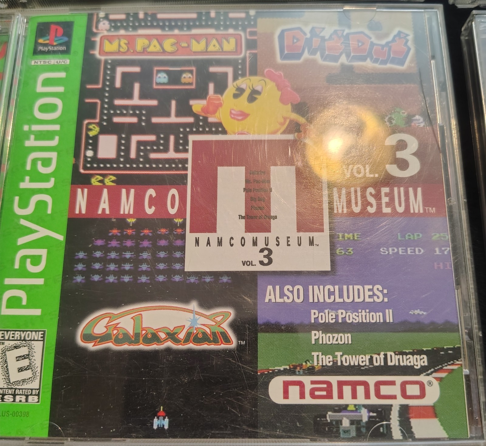 Lot of 4 Namco Museum Vol 3 PlayStation Frogger Caesars Palace Tetris Plus