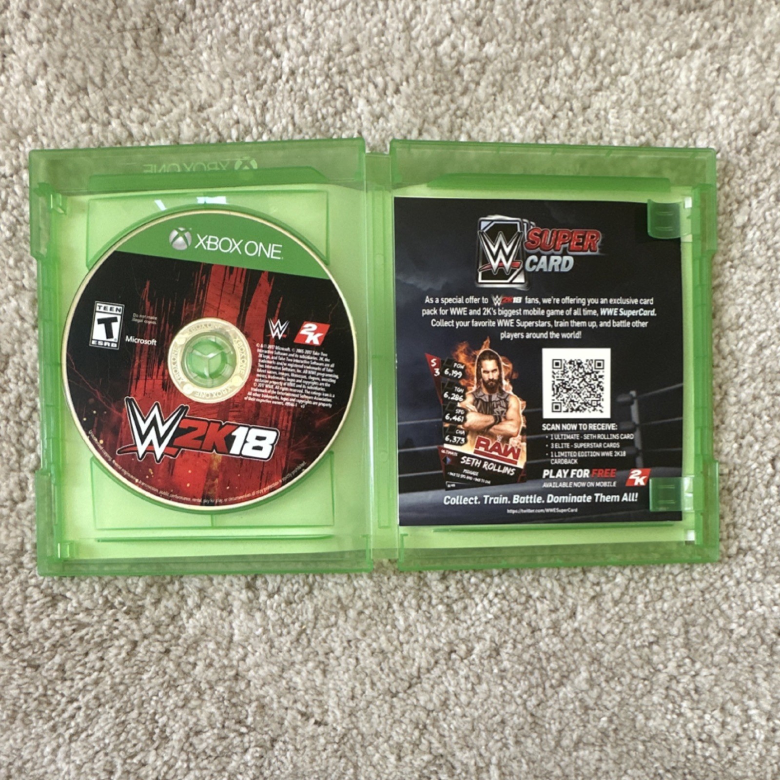 2K WWE 2K18 Xbox One Wrestling Multiplayer Online Playability Video Game
