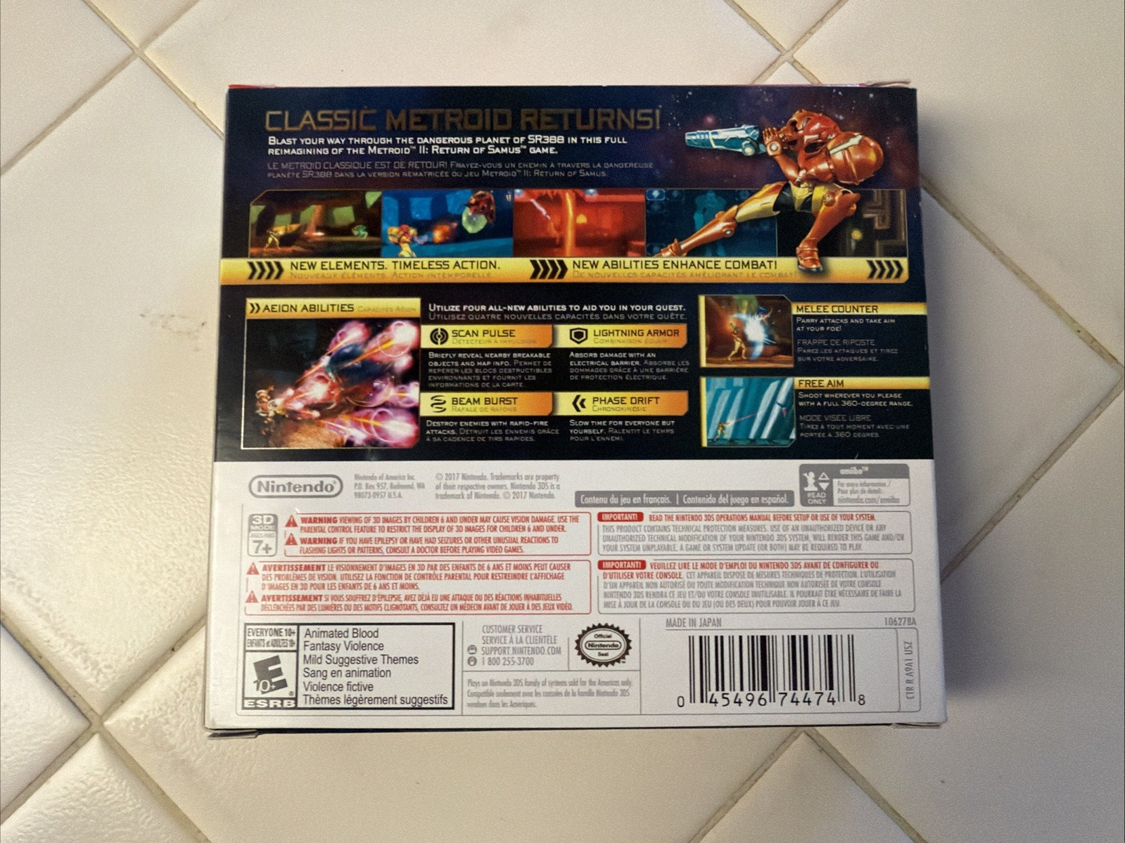 Metroid Samus Returns Special Edition (Nintendo 3DS) CIB – Excellent Condition