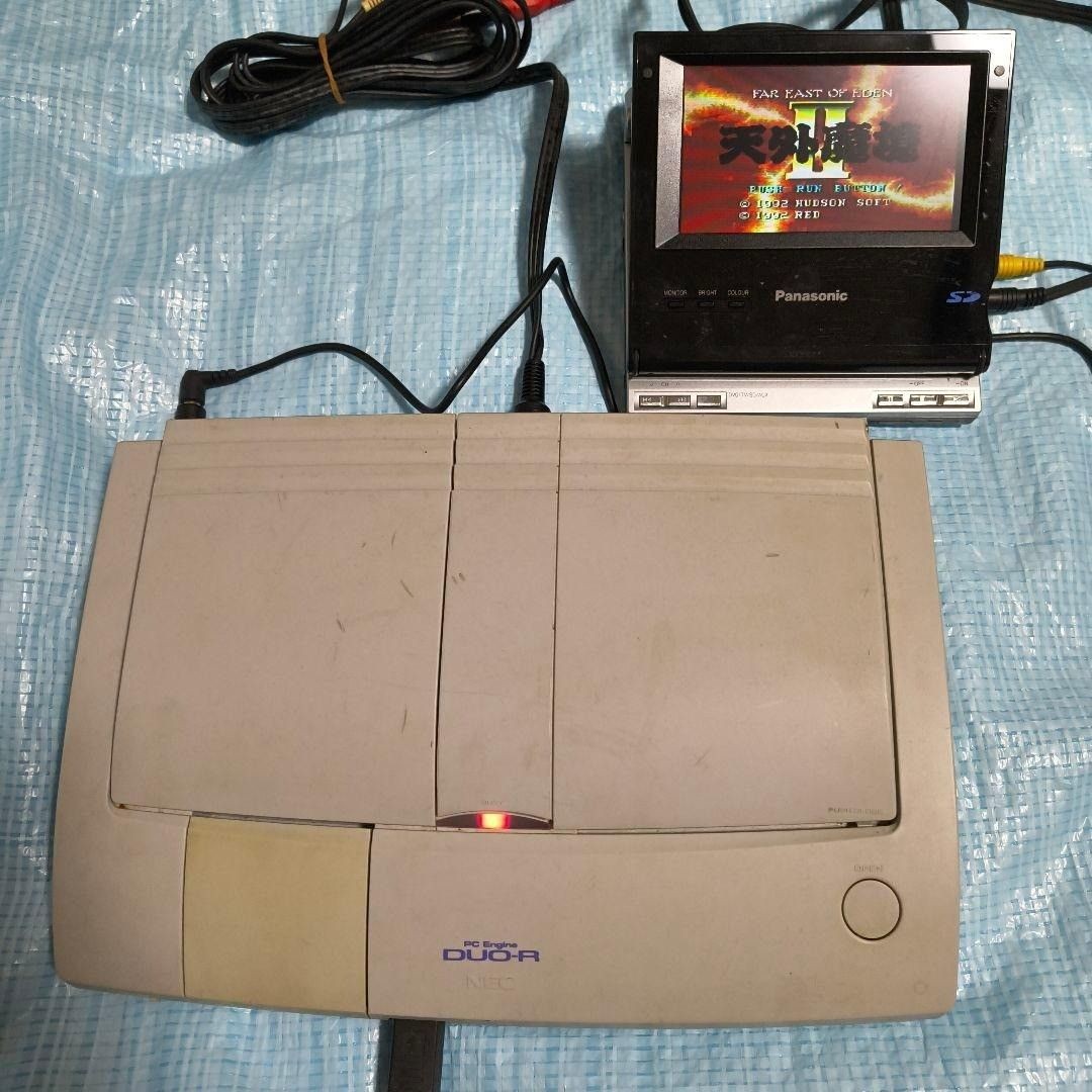 NEC PC Engine DUO-R PI-TG10 PCE Console [Capacitor Replaced]