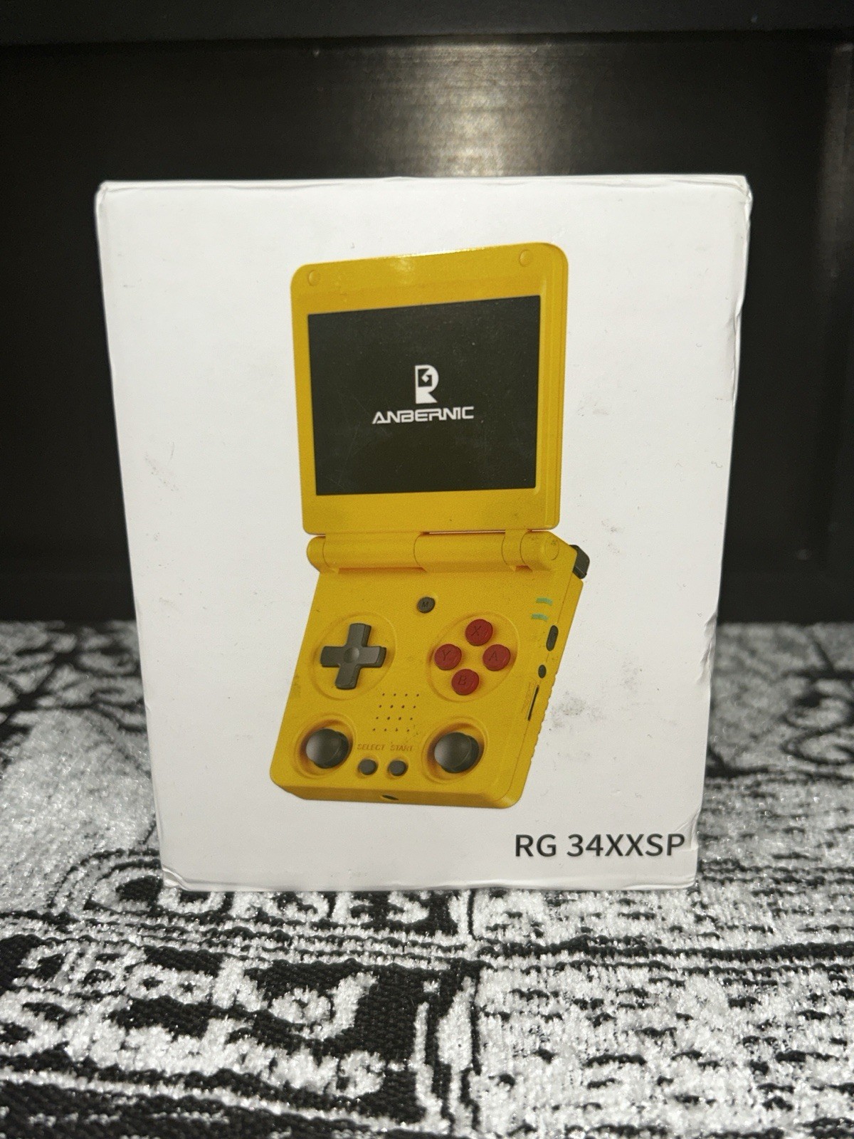ANBERNIC RG 34XXSP Handheld Game Console H700 3300mAH 64GB – Black
