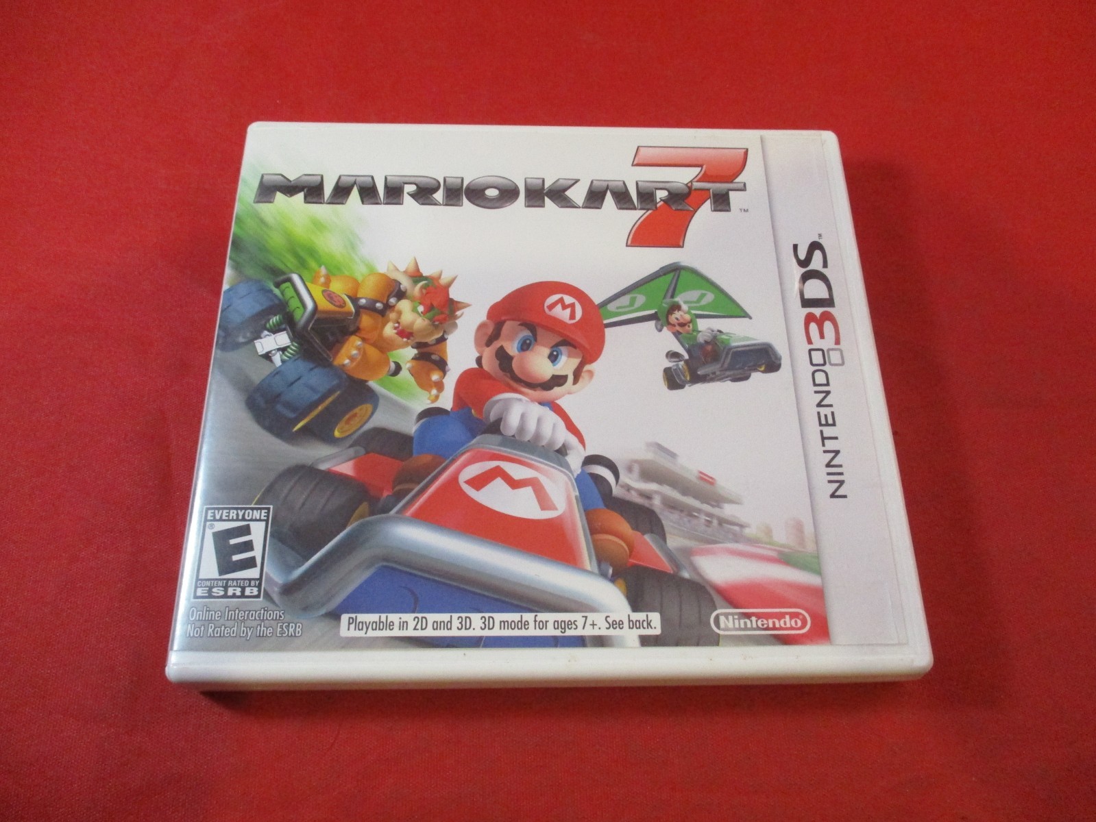 Mario Kart 7 Nintendo 3DS Empty Original Case ONLY (*no game or manual*) #E