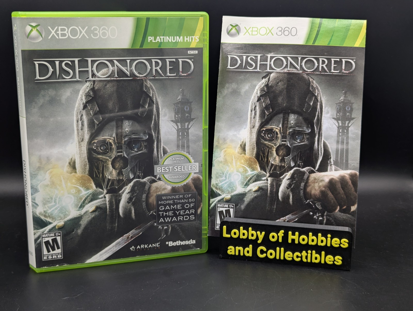 Dishonored ( Microsoft Xbox 360 ) CIB – Near Mint Disc – Tested – Free Shipping