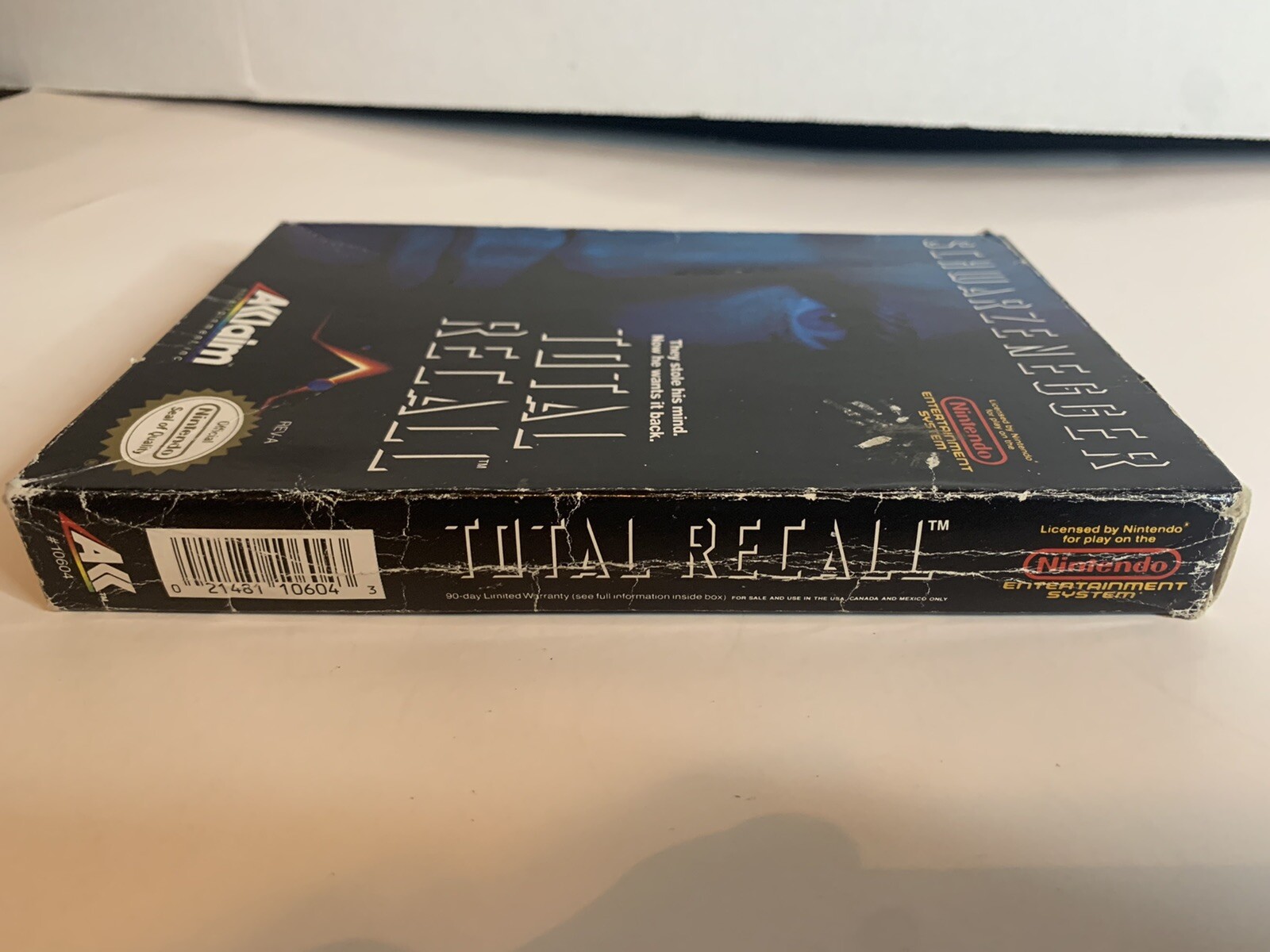 Total Recall Nintendo Entertainment System (Game Cartridge, Box & Manual) CIB