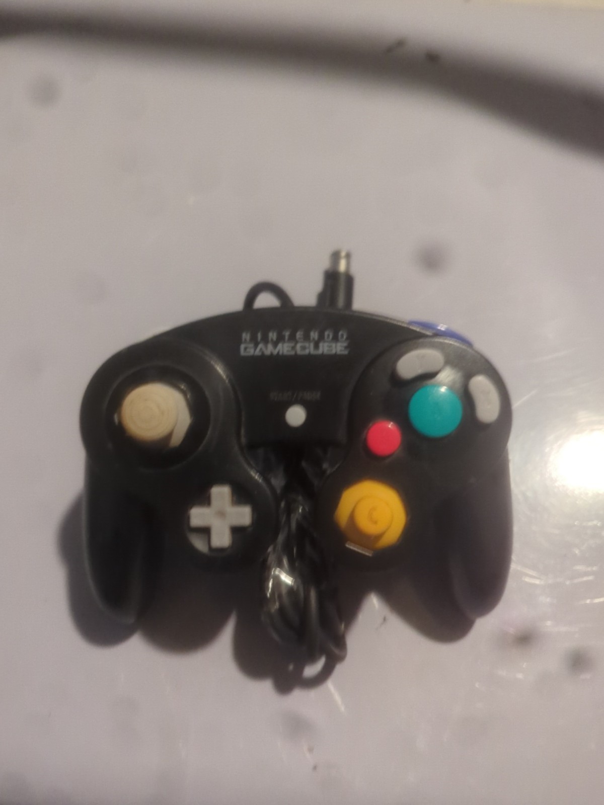 Nintendo GameCube OEM Black Controller Authentic DOL-003 Tested & Working