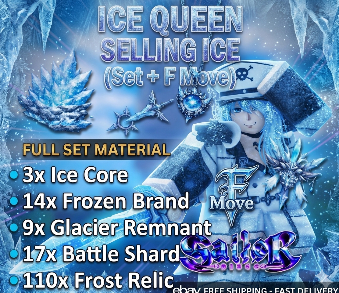 SAILOR PIECE I ESDEATH I FULL SET I ICE QUE SWORD SET I QUICK DELIVERY I CHEAP I