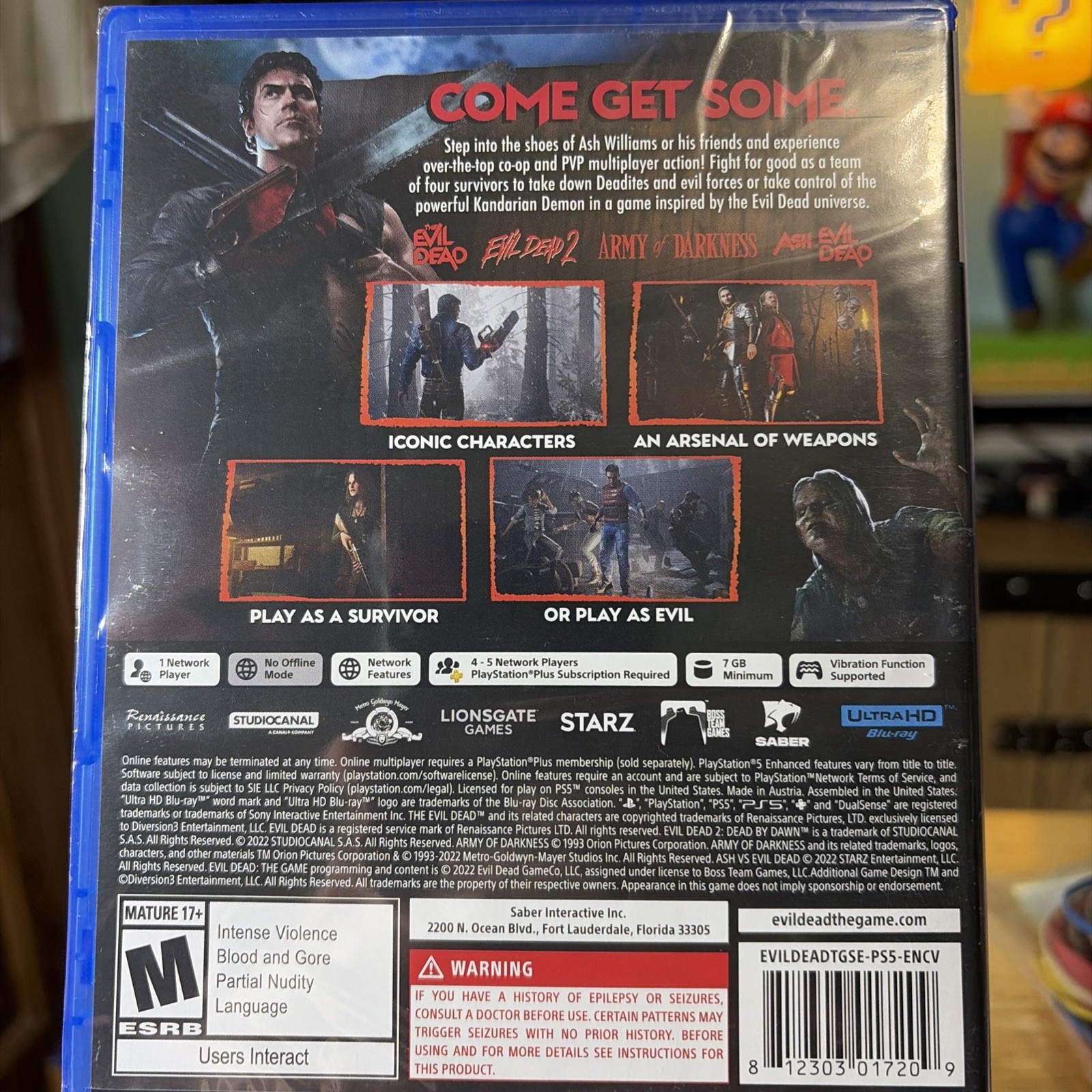 Evil Dead: The Game – PlayStation 5 PS5 – Brand New Sealed