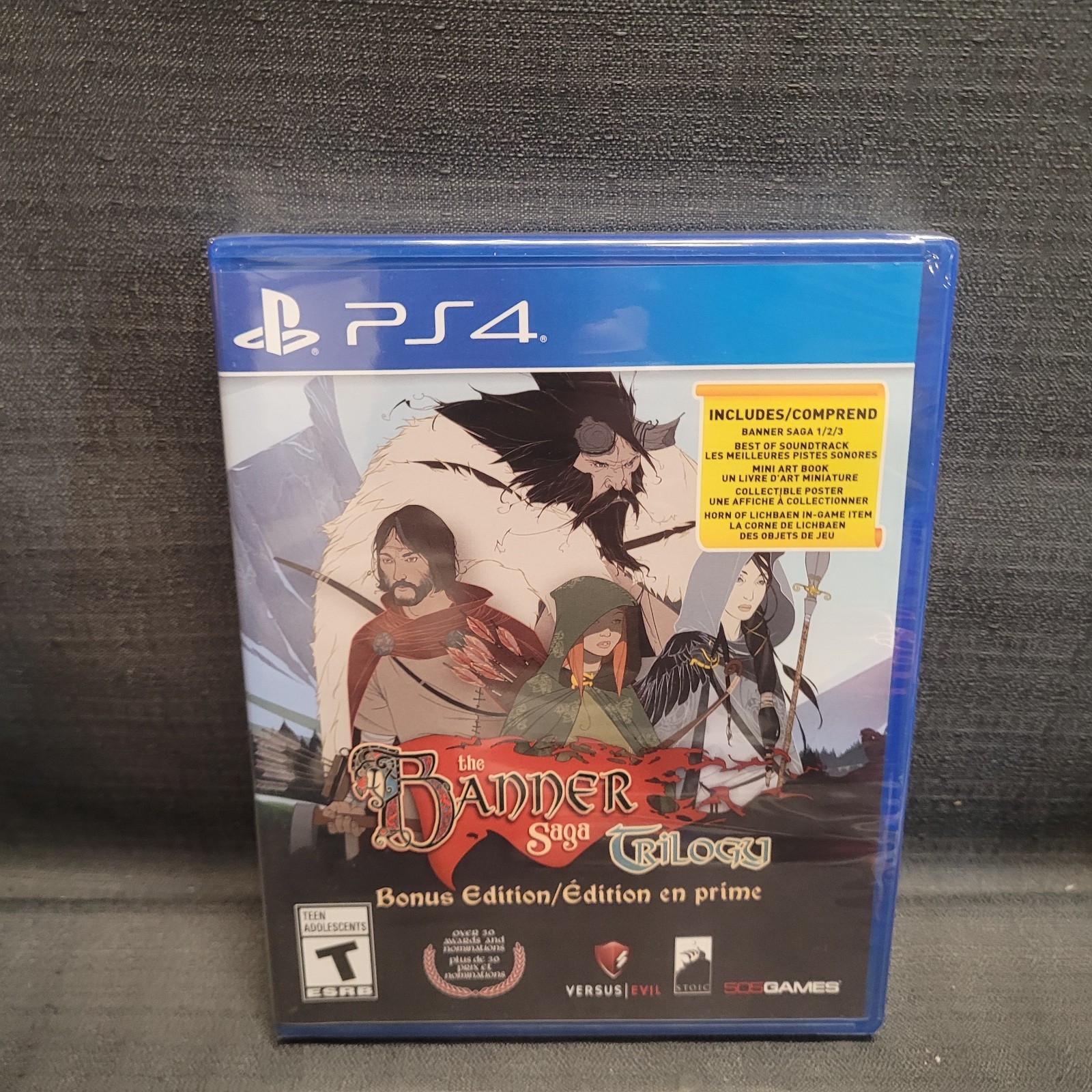 The Banner Saga Trilogy Bonus Edition (Sony PlayStation 4, 2018) PS4 Video Game