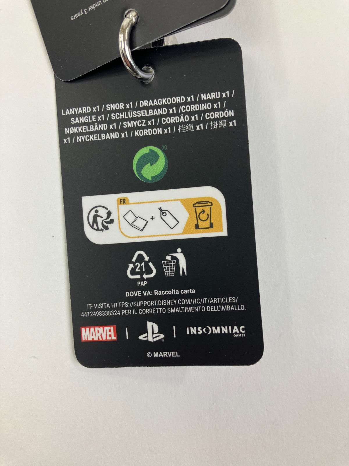 Comic-Con 2023 Spider-Man 2 Video Game Lanyard SDCC Sony Marvel Insomniac