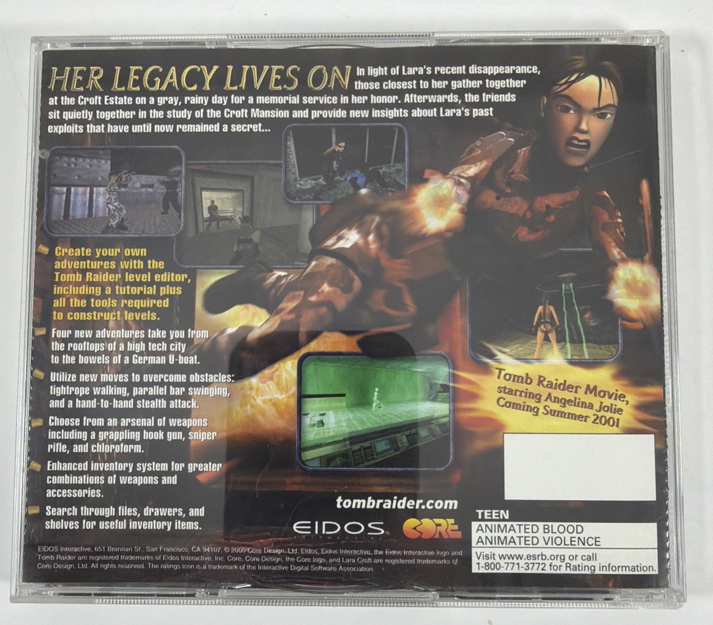 Tomb Raider: Chronicles (PC, 2000) Big Box – Complete – Eidos