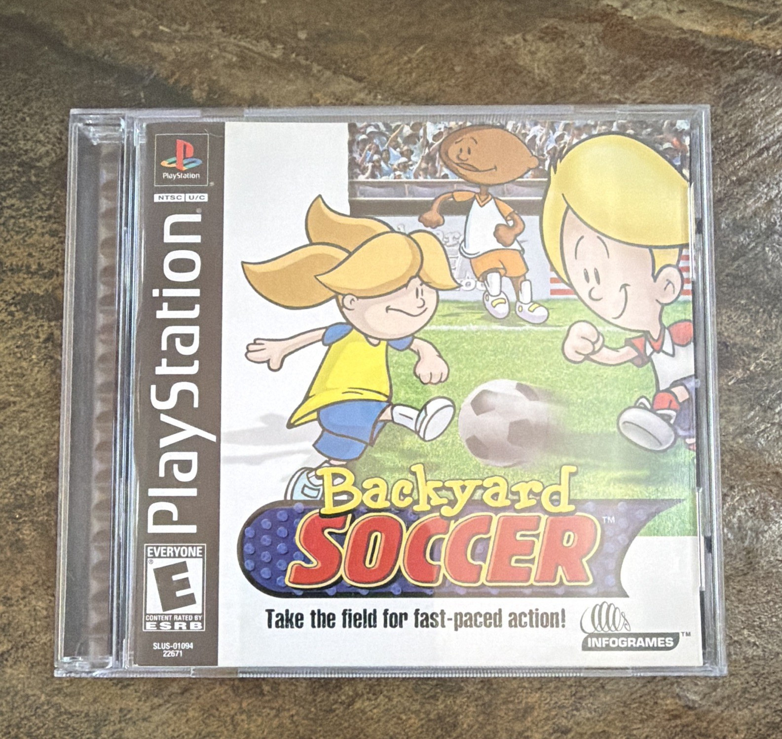 Backyard Soccer PS1 2001 E-Everyone Manual Included CIB