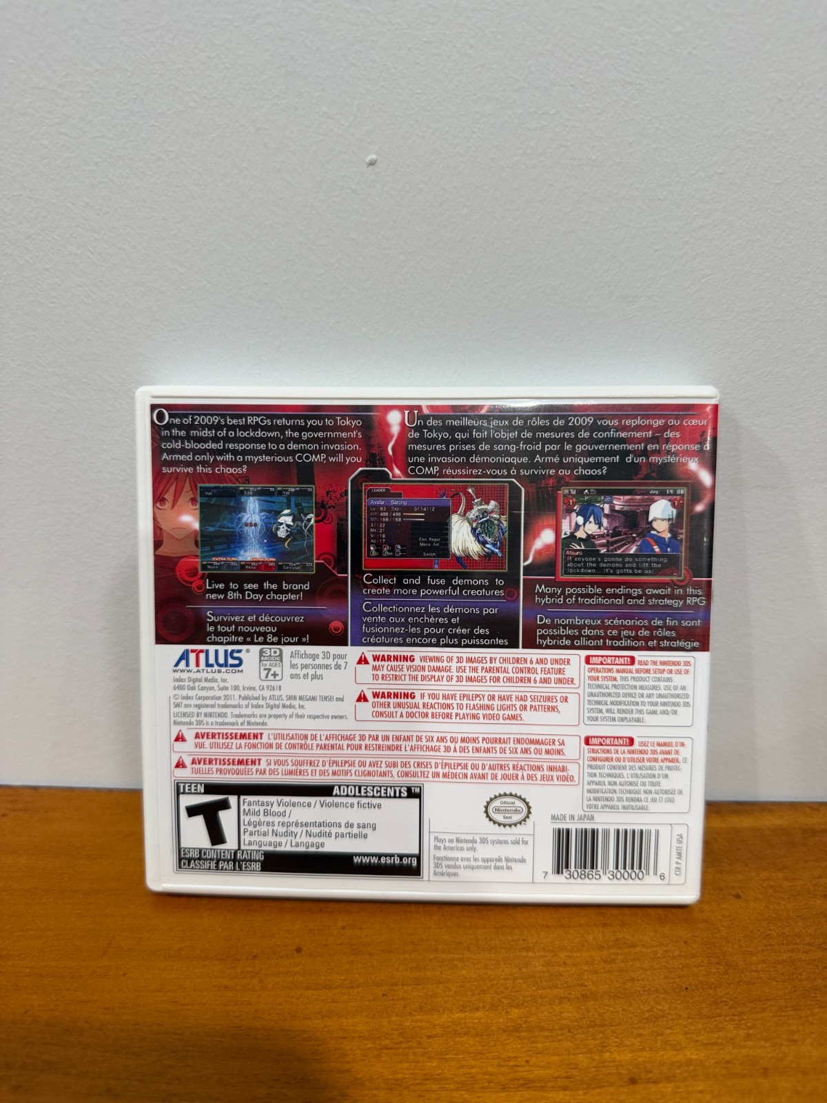 Devil Survivor Overclocked for Nintendo 3DS Used