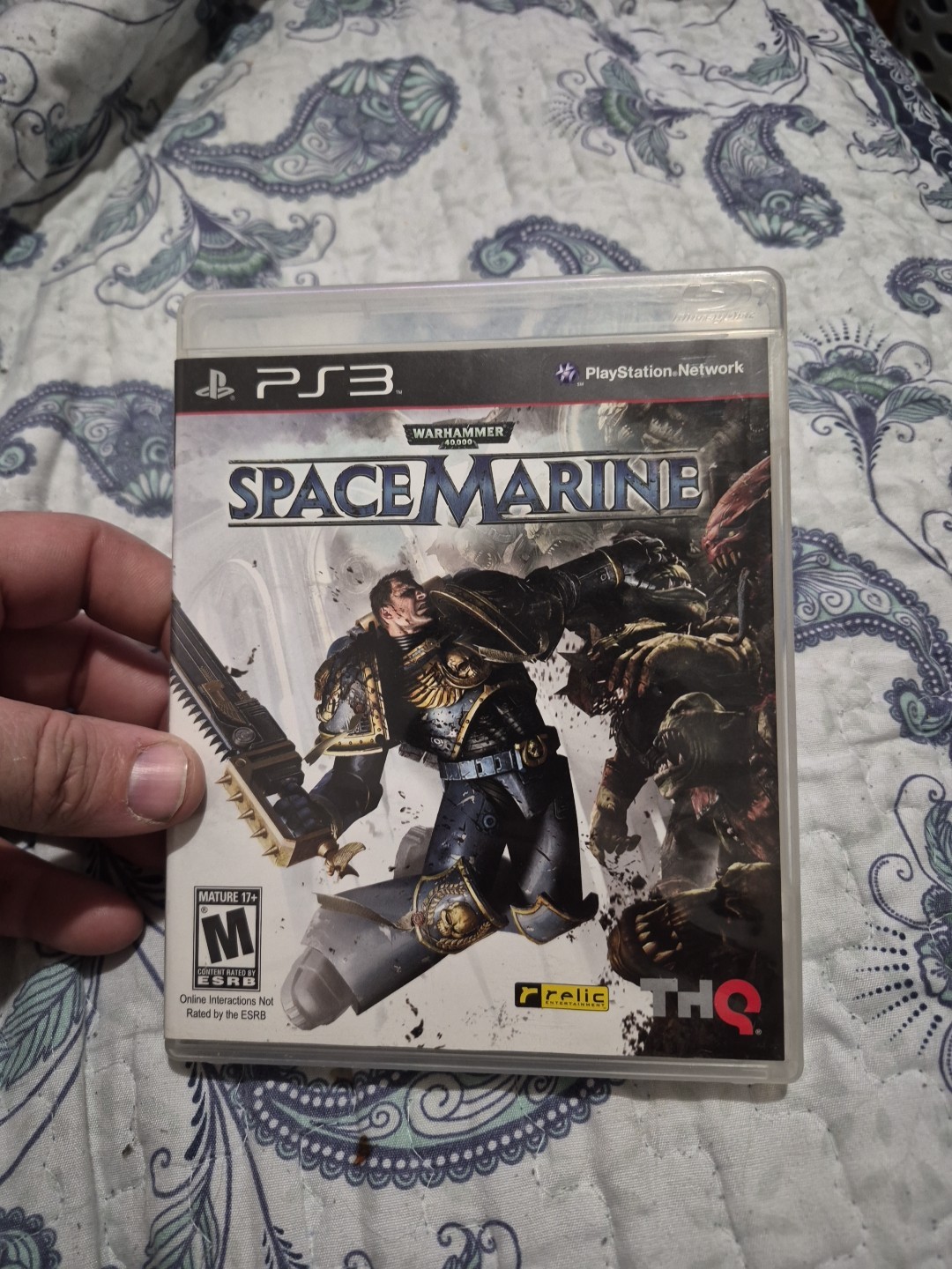 Warhammer 40,000: Space Marine (Sony PlayStation 3, 2011) CIB Tested