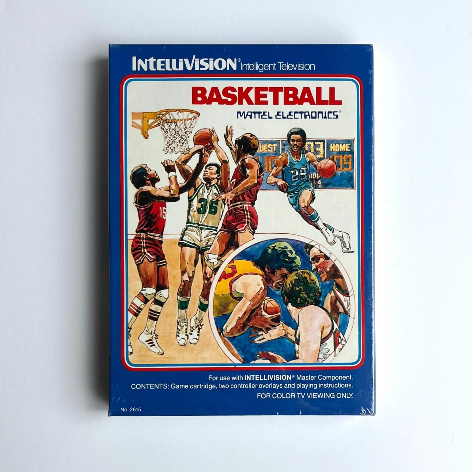 Factory Sealed Basketball for Intellivision — v. Italy