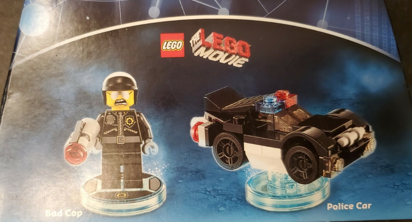 Lego Dimensions Lego Movie Bad Cop & Police Car Fun Pack 71213 New 62 pieces