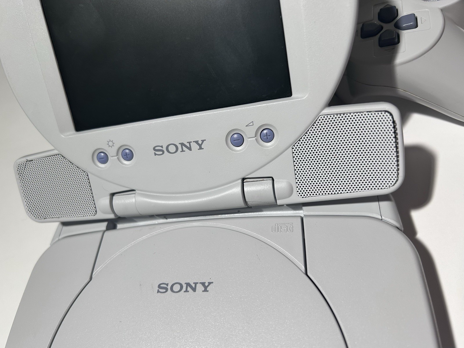 Sony PSone Console Bundle w/ LCD Screen Fully Tested! (Please Read Description)