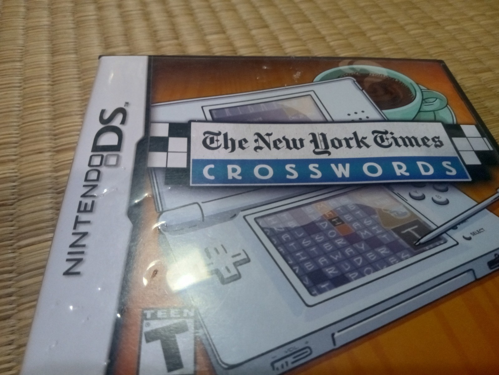 New York Times Crosswords (Nintendo DS, 2007) CIB manual, game, artwork,