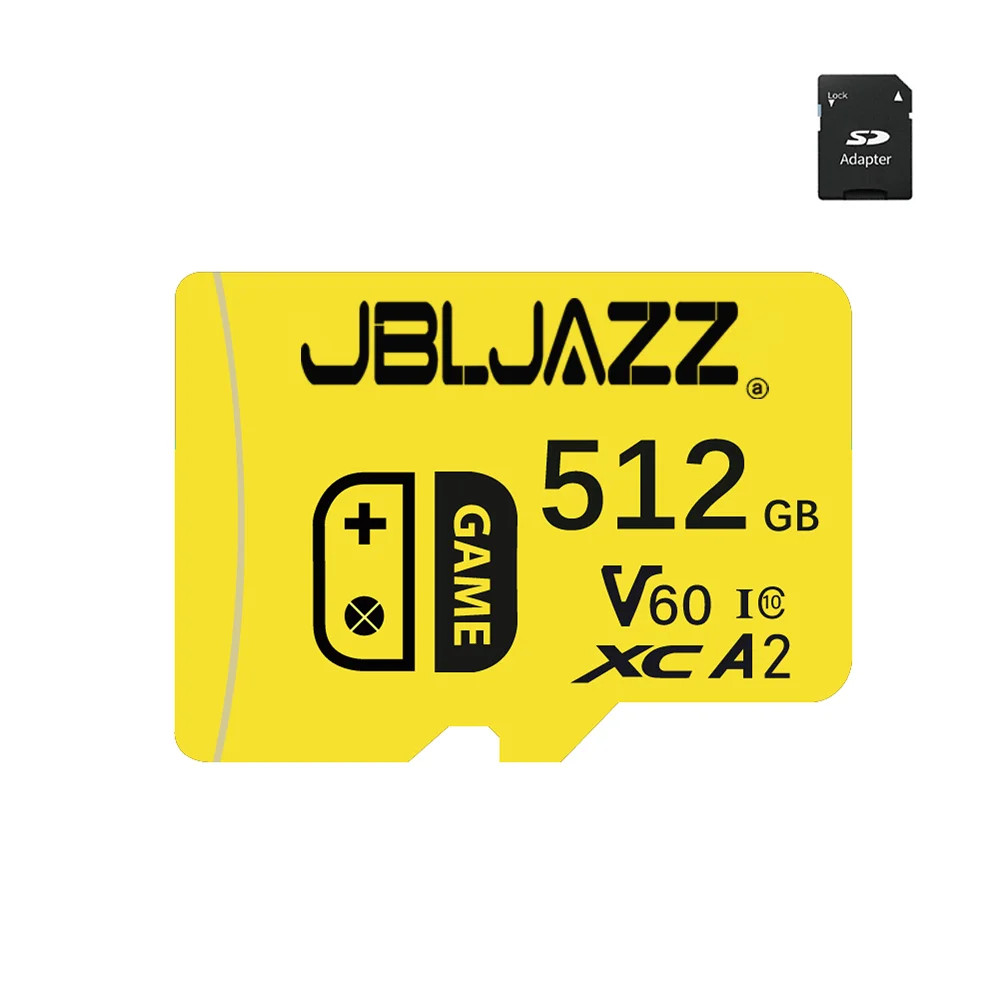 High Speed 128GB U3 V60 Micro TF SD Card for Nintendo Switch PS4 Games – 512GB 2