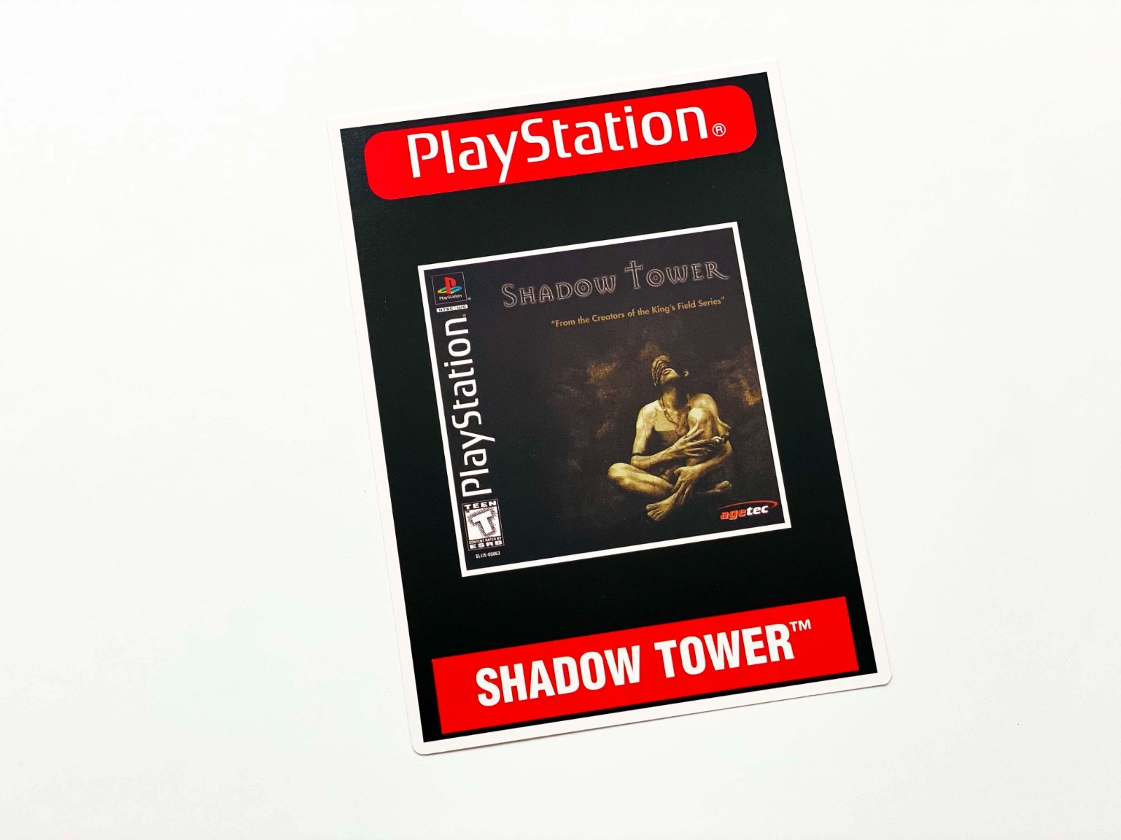 Shadow Tower (PS1) VIDPro Card [5×7 CARD ONLY] *NO GAME *AUTHENTIC
