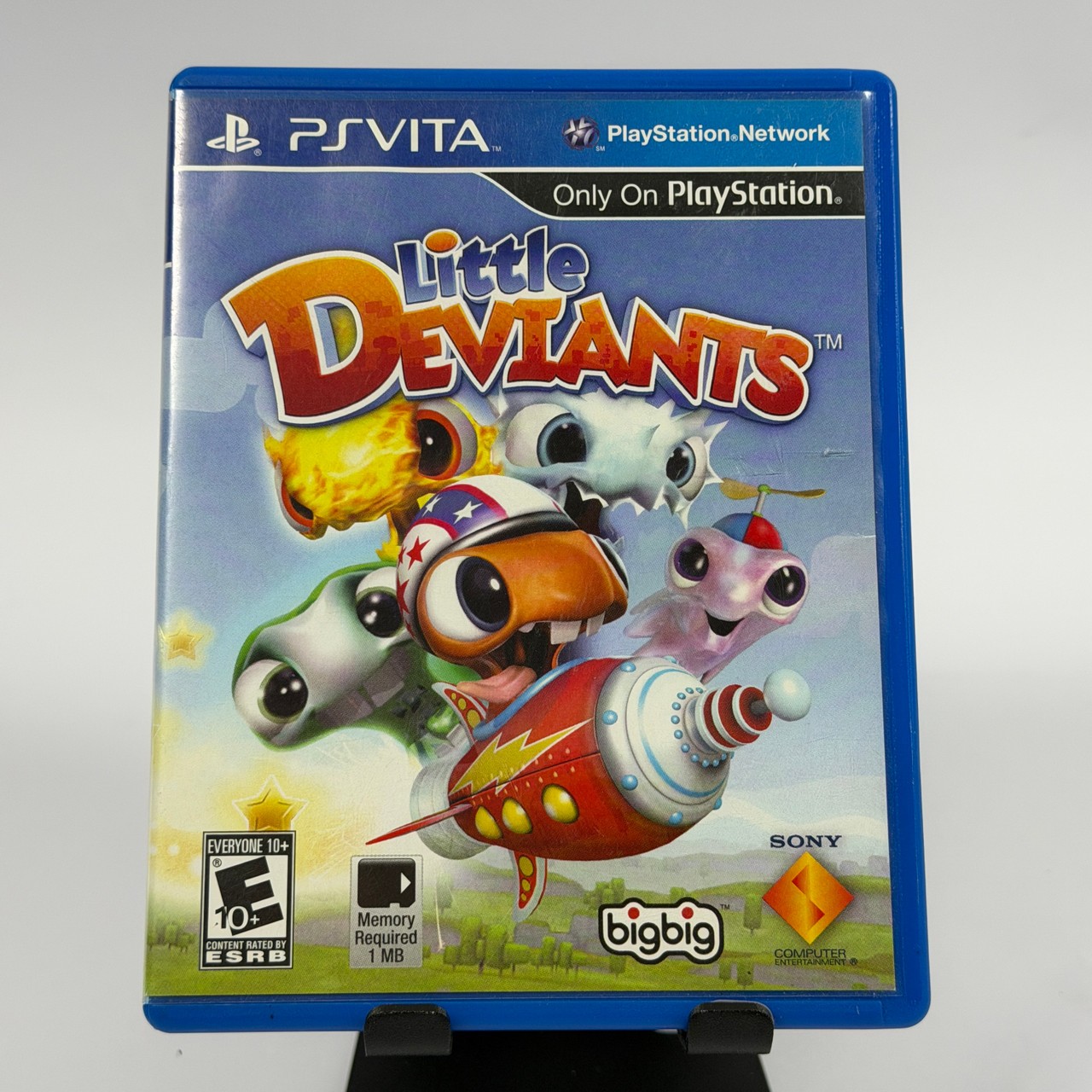 Sony PS Vita OLED PCH-1101 Good Tested w/ Case Game 2 Memory Cards