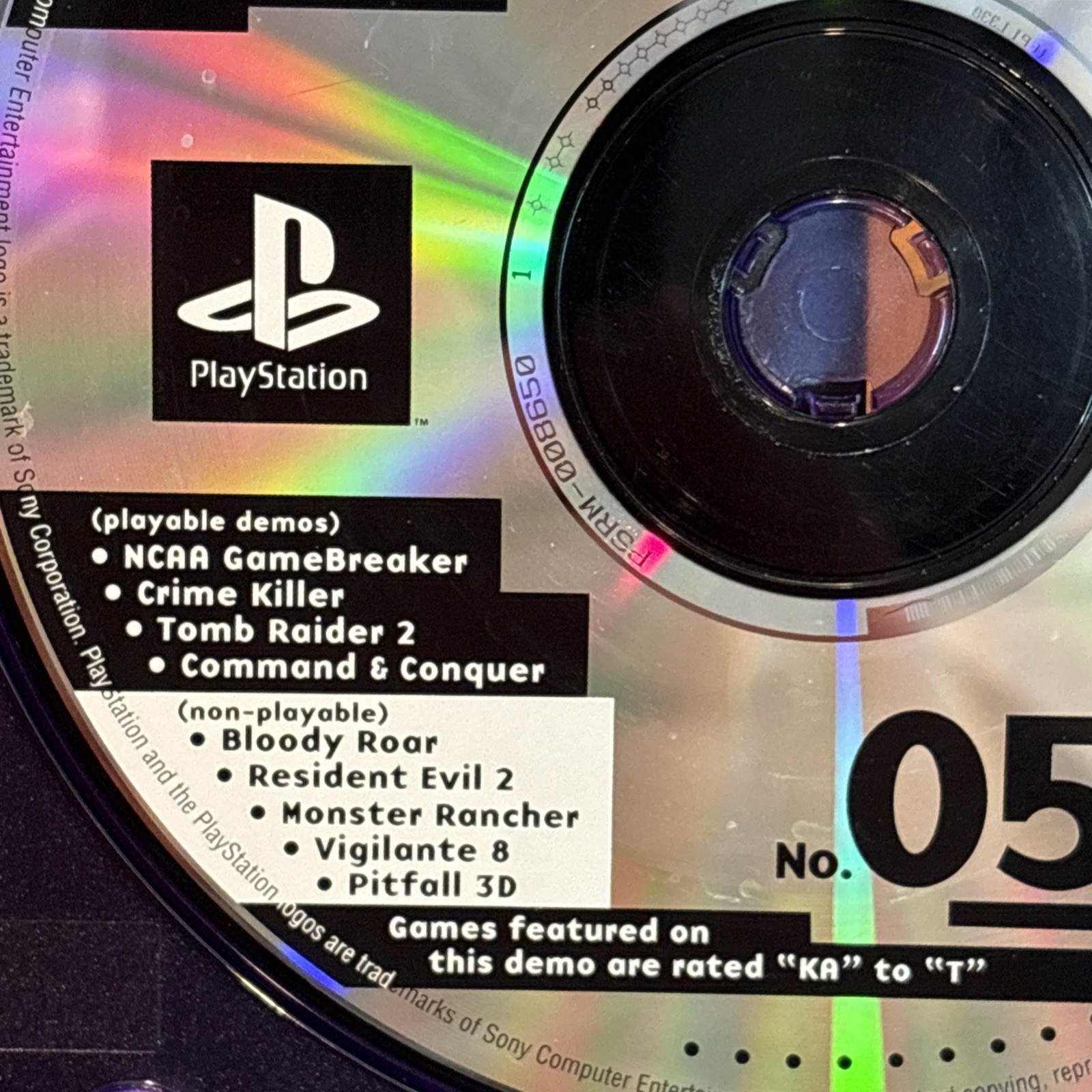 Official U.S. PlayStation Magazine Demo Disc #05 February 1998 CLEAN TESTED WORK