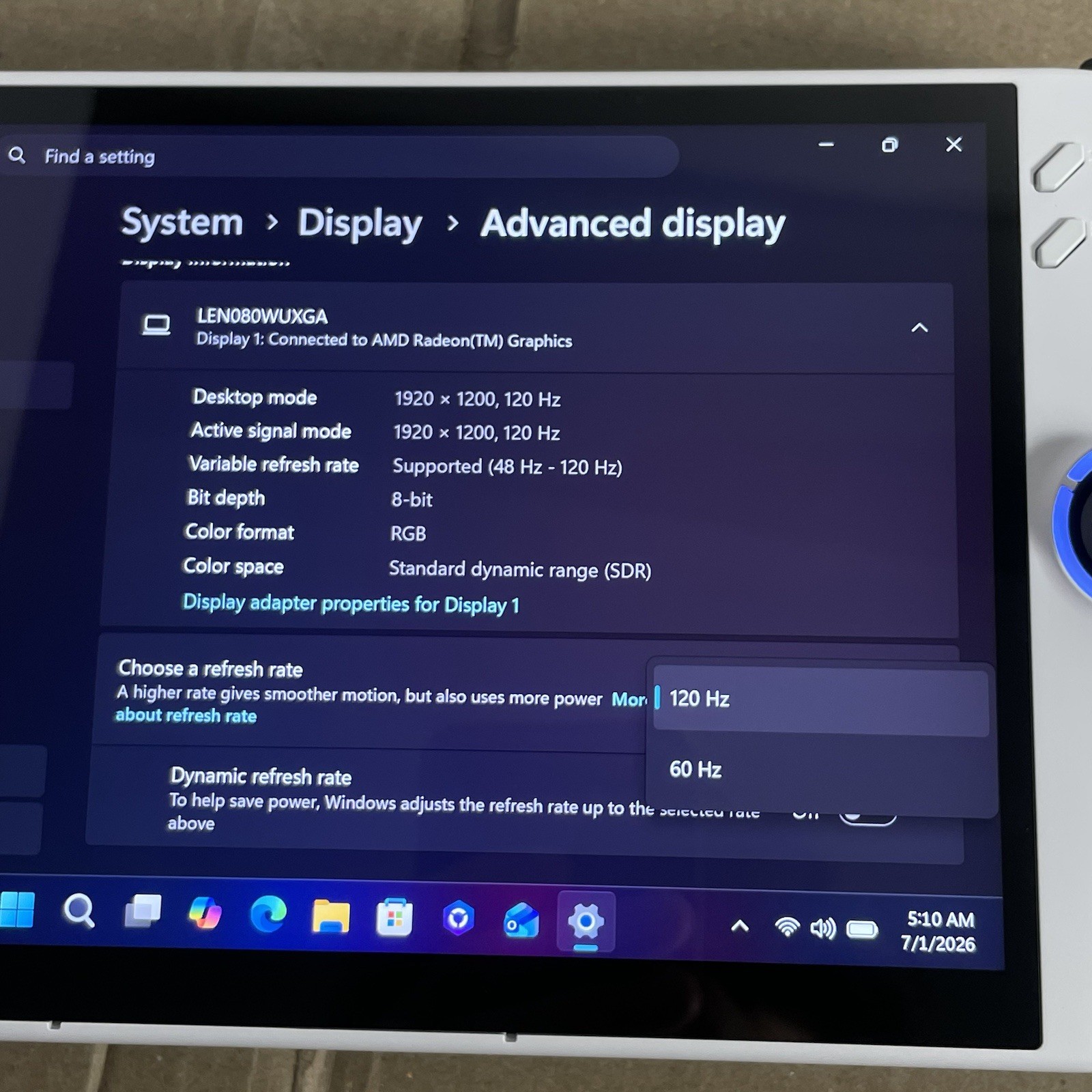 Lenovo Legion Go S 8″ Handheld 16GB RAM, 1TB SSD, AMD Ryzen Z2 Go, Windows White
