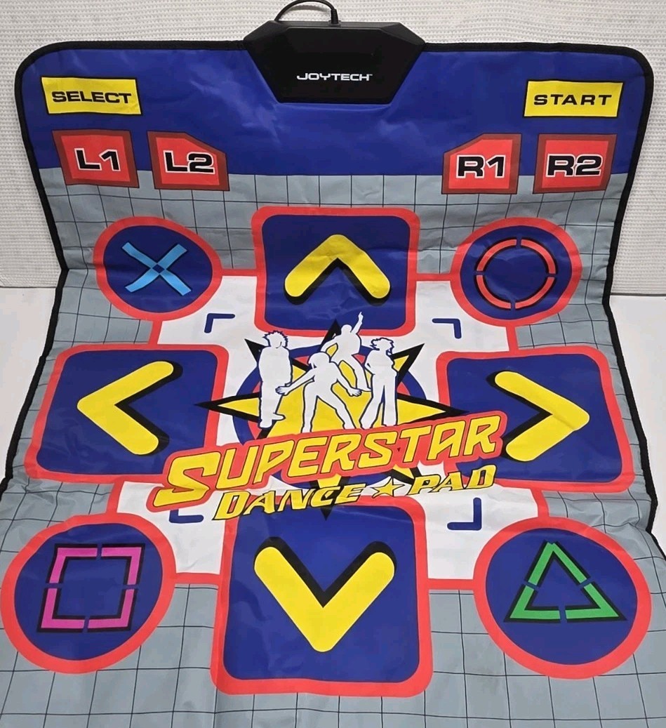 Superstar Dance Pad By Joytech For Playstation 2 Ps2 Wired DDR Pad