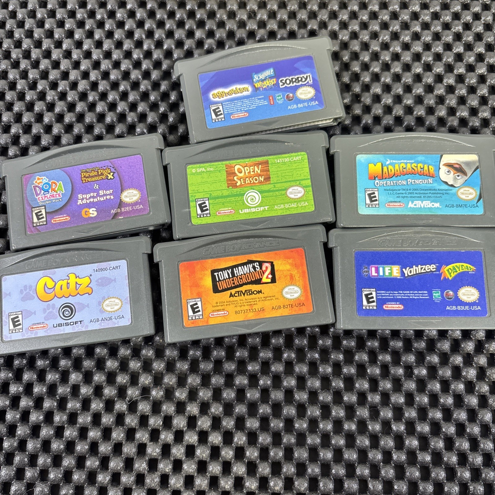 Nintendo Game Boy Advance SP Gold w/Tony Hawk’s Underground 2 OEM Charger