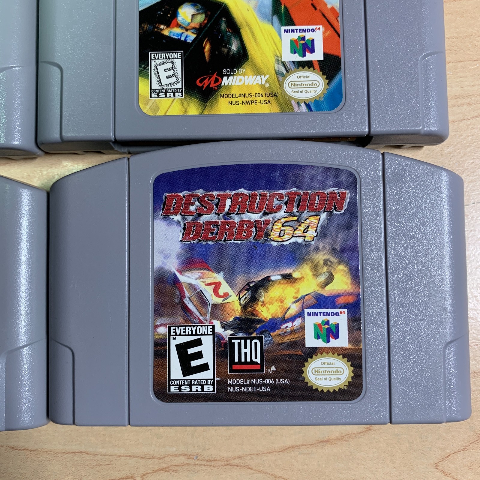 12 Car Racing Game Lot – Derby Rally Extreme Nintendo 64 Authentic Clean Tested