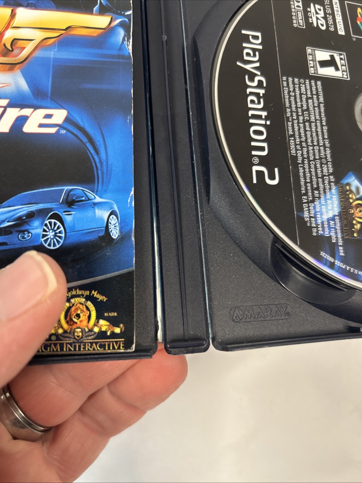 JAMES BOND 007 bundle. Nightfire and Agent Under Fire Playstation 2 READ Scratch