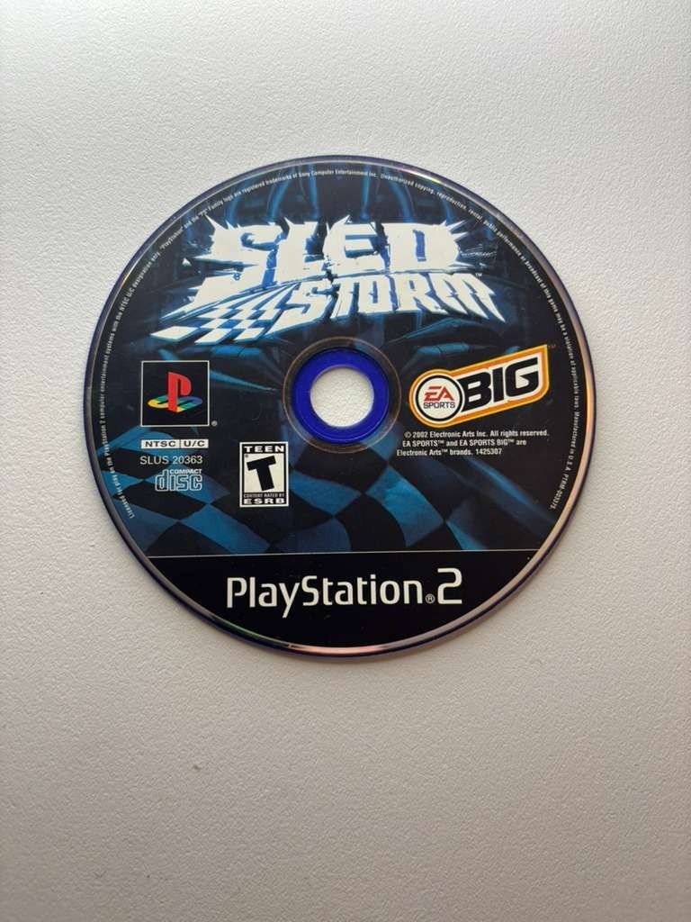 Sled Storm (Sony PlayStation 2 PS2) Disc Only Tested Working EA Sports BIG