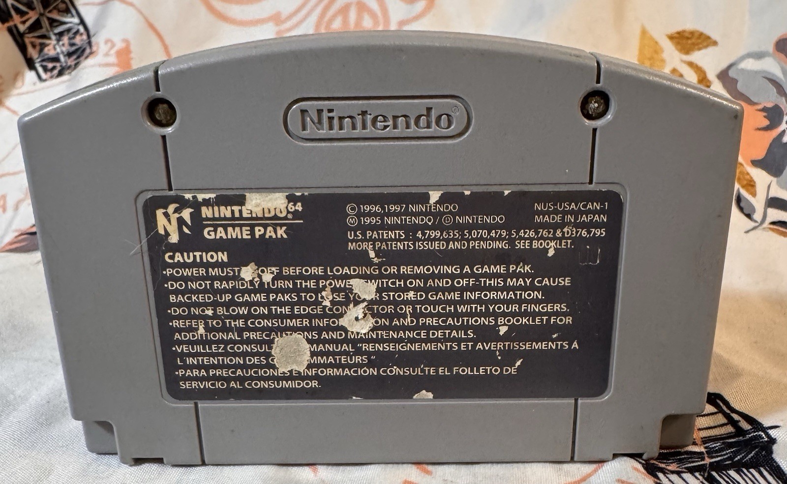 Acclaim Forsaken 64 Nintendo 64 N64 Cartridge M Mature NTSC-U/C US/CA