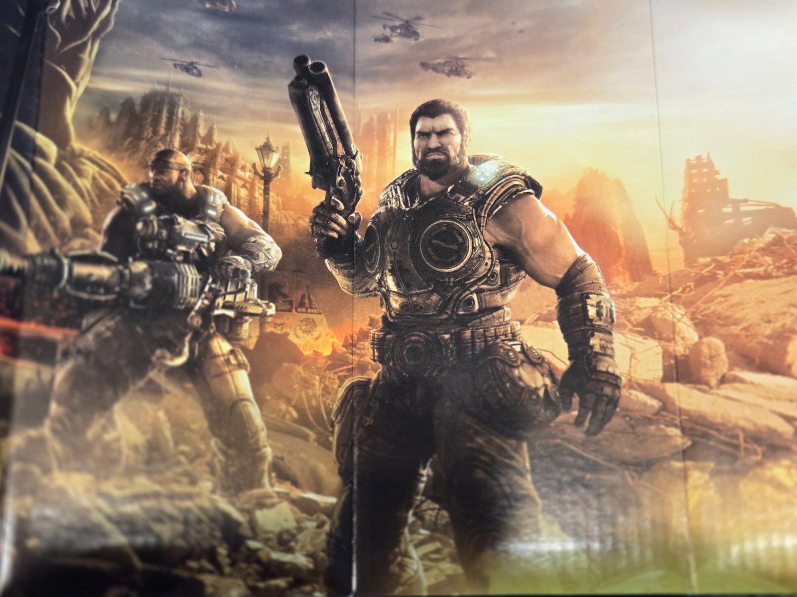 Gears of War 3 Limited Edition PVC Marcus Fenix Collectors Statue – PERFECT!