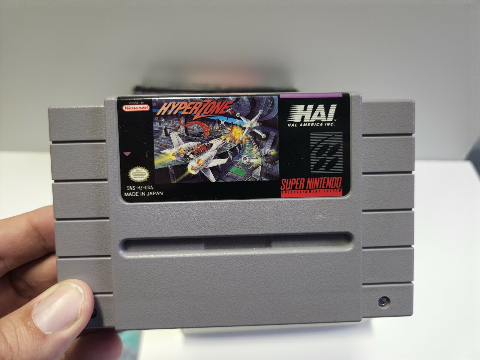 HyperZone (Super Nintendo Entertainment System, 1991) SNES Complete TESTED