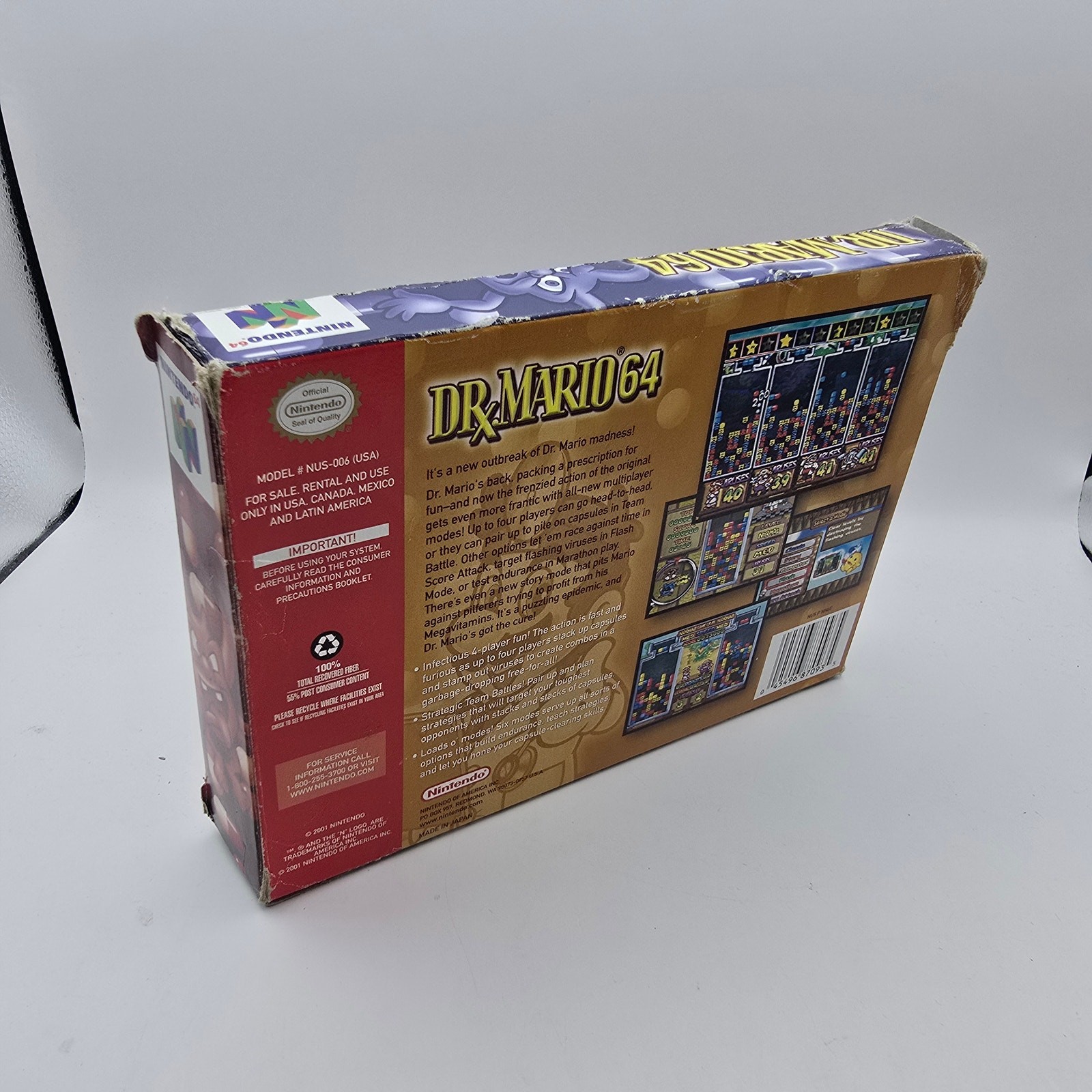 Dr. Mario 64 | Nintendo 64 – 2001 | Tested [CIB]