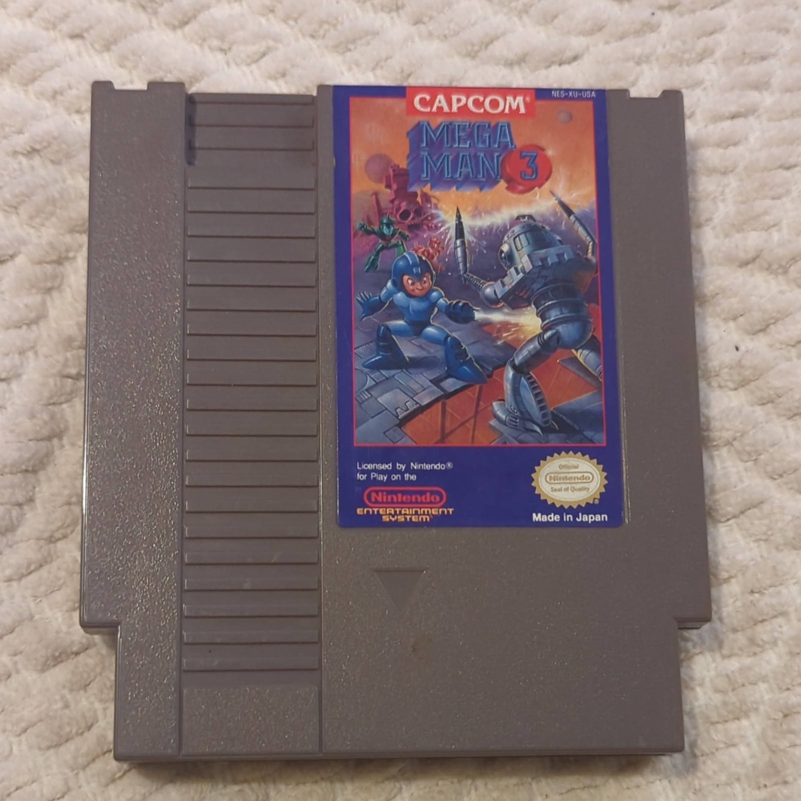 Capcom Mega Man 3 Nintendo NES NTSC-U/C 1988 Tested – Works