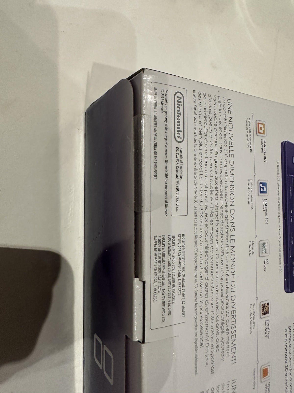 Nintendo 3DS Midnight Purple Console Brand New Sealed